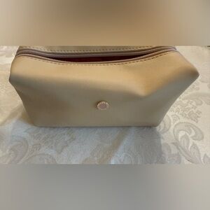 Bvlgari Bulgari Emirates First Class Amenity Travel Dopp Kit Bag Cream EMPTY